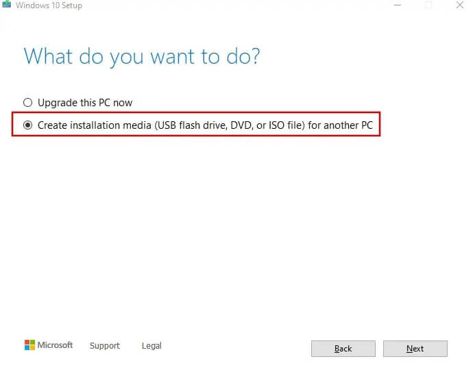 utwórz nośnik instalacyjny usb flash drive dvd lub plik iso dla innego pc
