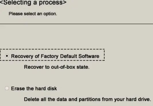 restablecer de fábrica un portátil toshiba bloqueado