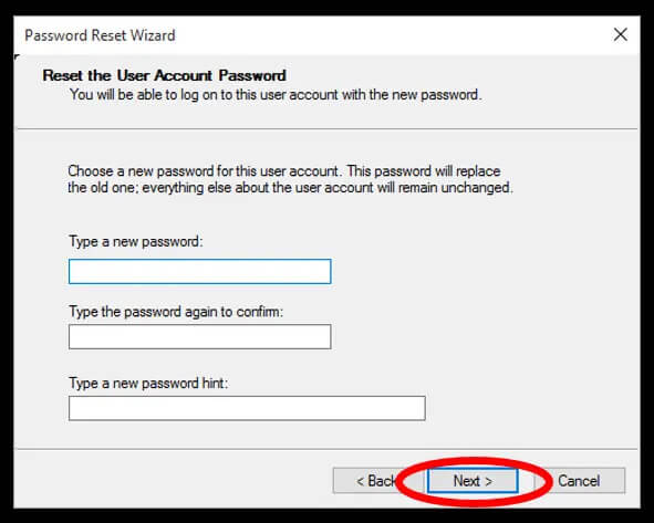 Windows 10 の管理者パスワードをハックする