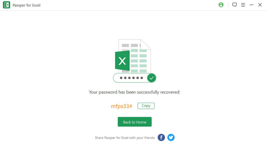 rimuovere la password di excel